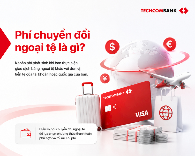 Định nghĩa phí chuyển đổi ngoại tệ.