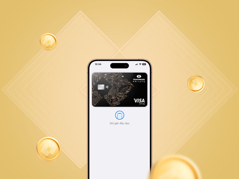 Techcombank miễn phí thường niên trọn đời với thẻ thanh toán quốc tế phi vật lý.