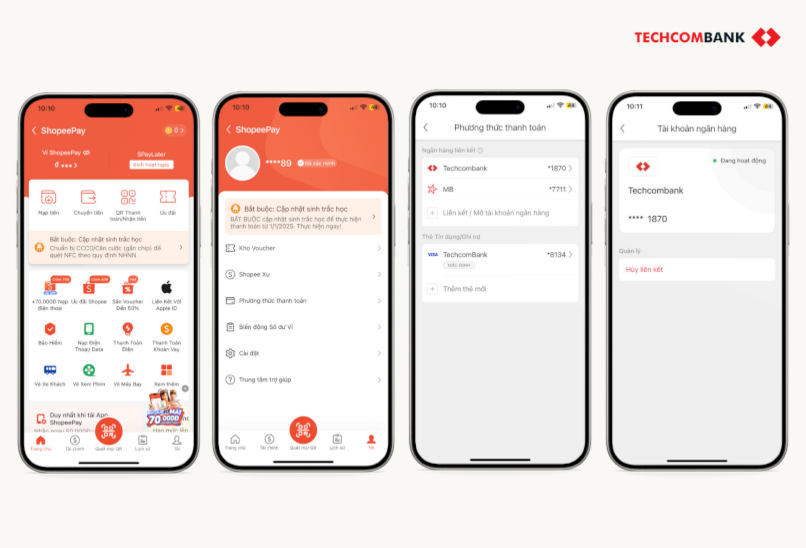 Cách hủy liên kết ShopeePay.