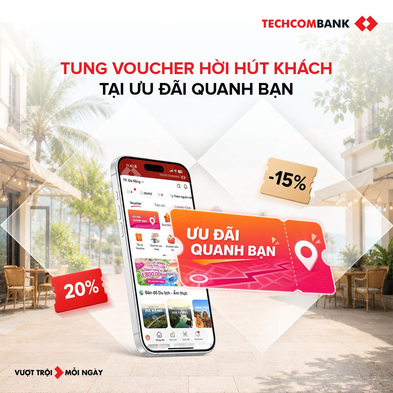 T Shop giúp chủ hộ tiếp cận tệp khách  hàng tiềm năng cực lớn trên Techcombank OneU.