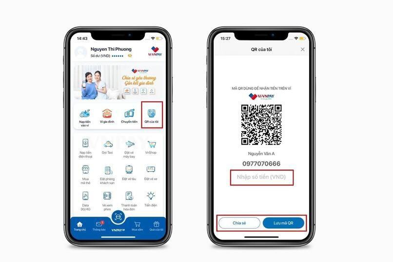 Tạo mã QR thanh toán cho cửa hàng với 2 bước trên ví VNPAY.