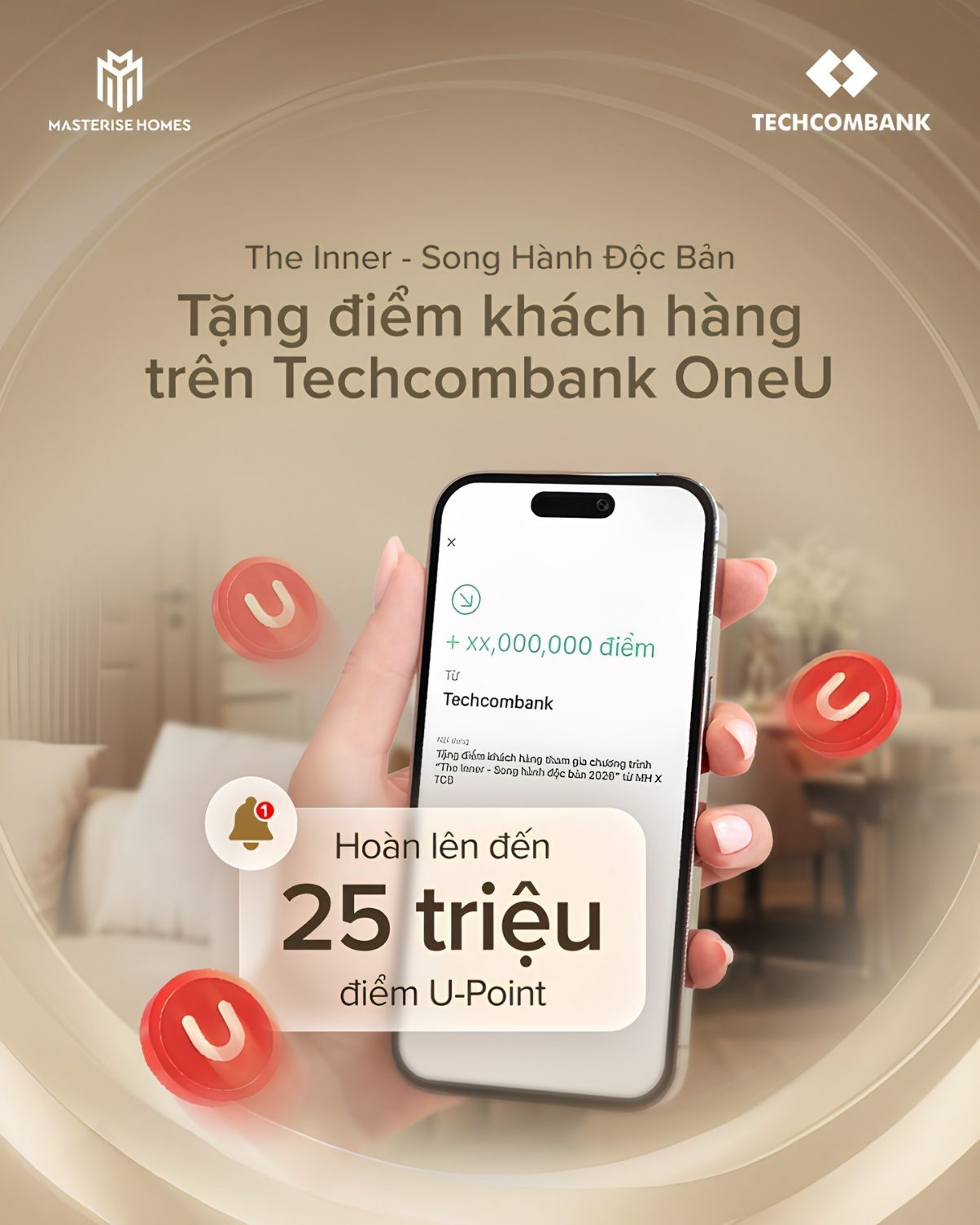 Tặng điểm lên đến 25 triệu UPoint