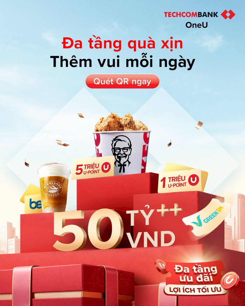 Chương trình Thanh toán QR Đón quà tiền triệu.
