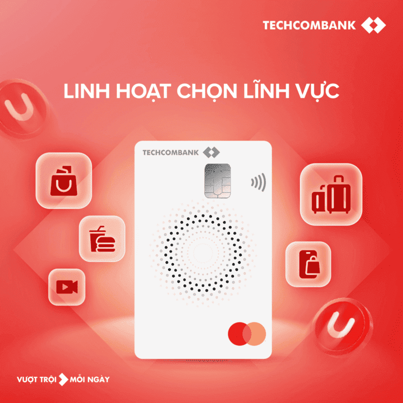 Thẻ tín dụng Techcombank Spark.