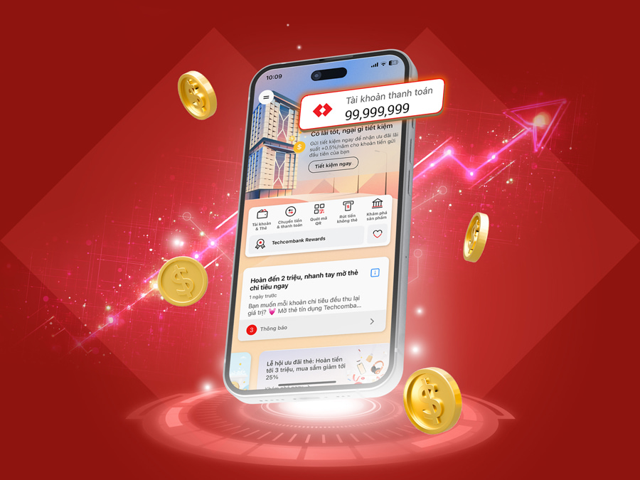 Techcombank sinh lời tự động