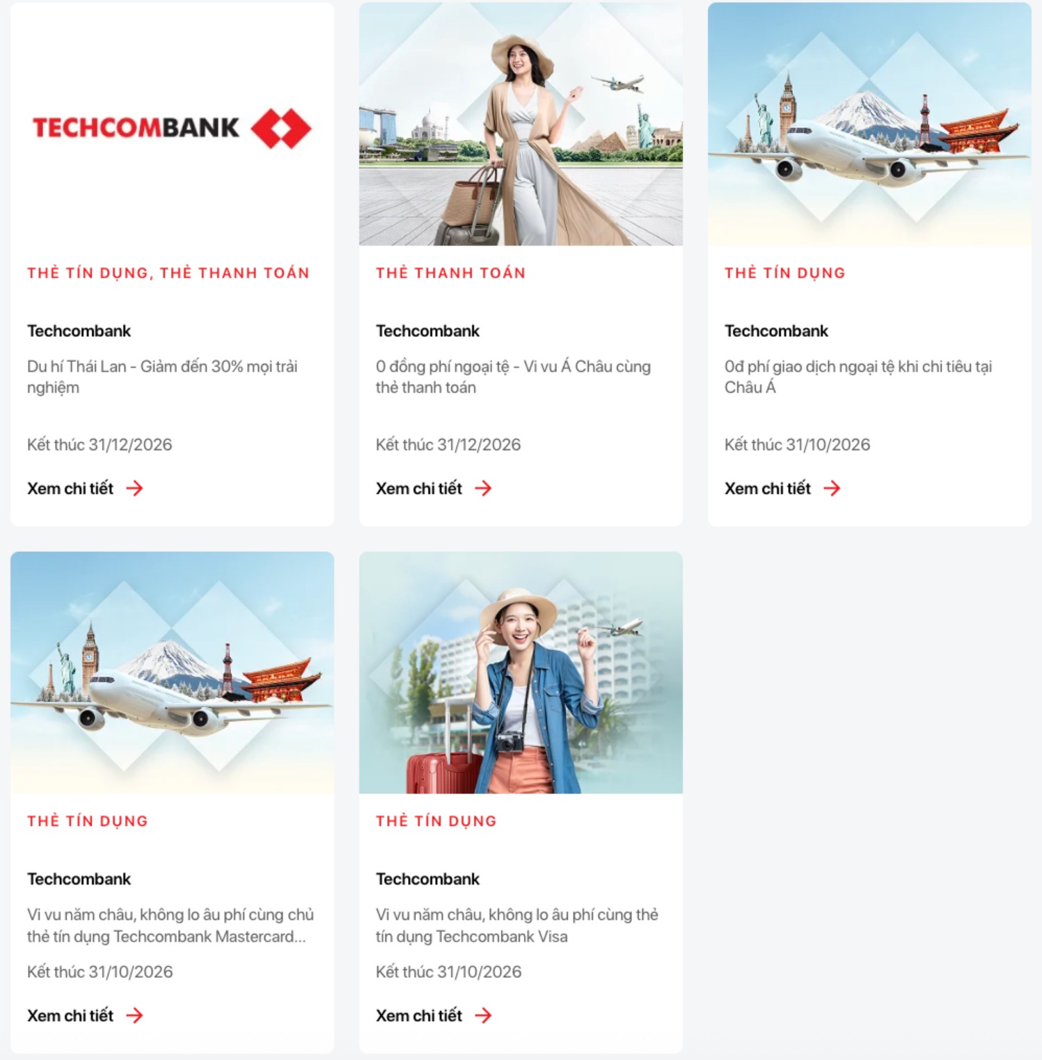 Trọn bộ ưu đãi du lịch Thái Lan cùng thẻ Techcombank