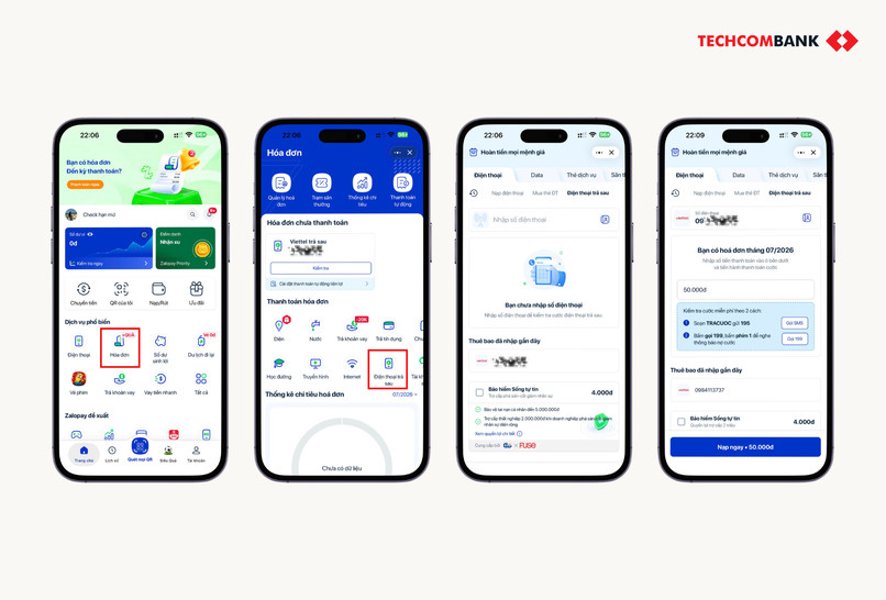 ZaloPay hỗ trợ thanh toán cước trả sau Viettel ngay trên ứng dụng cực nhanh chóng. 


