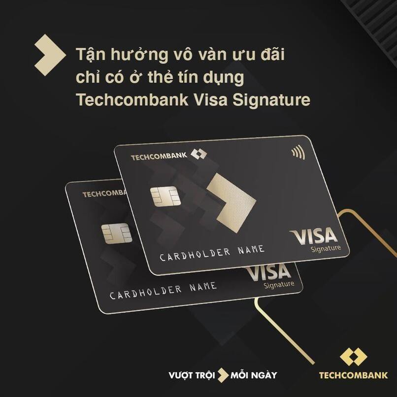 Techcombank Visa Signature mang đến những ưu đãi độc quyền hấp dẫn cho người dùng.