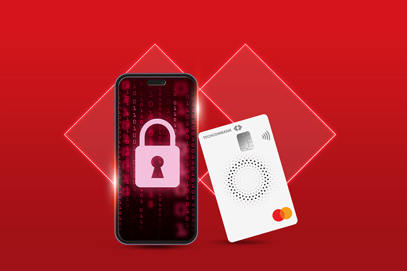 Thẻ tín dụng Techcombank với công nghệ bảo mật 3D Secure chống mất cắp thông tin, nhanh chóng phát hiện giao dịch bất thường và khóa tài khoản.