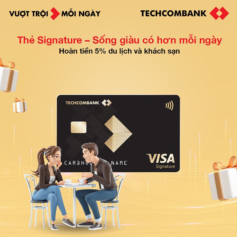 Thẻ tín dụng Techcombank Visa Signature
