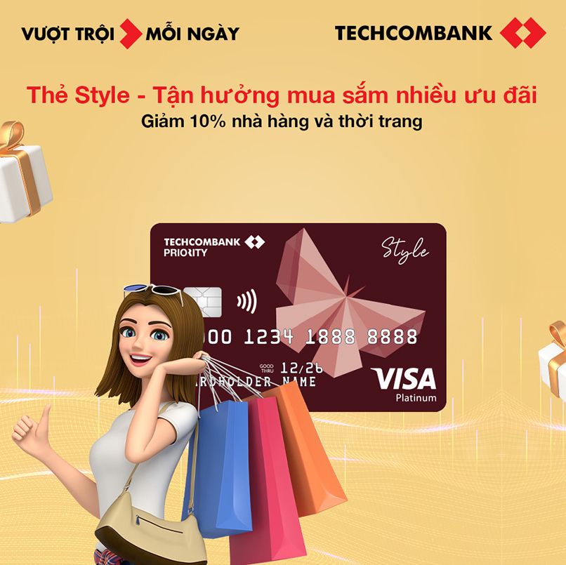 Thẻ tín dụng Techcombank Style