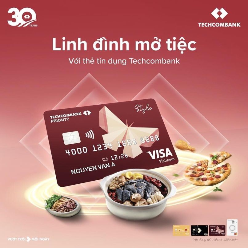 Techcombank Style mang lại nhiều ưu đãi mua sắm cho khách hàng.