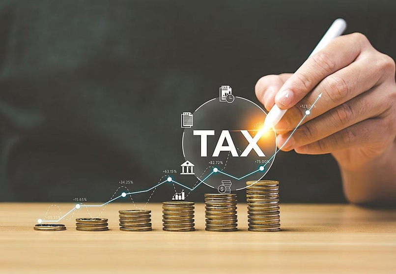 Số thuế phải nộp được xác định từ thu nhập tính thuế và biểu thuế lũy tiến từng phần 5 bậc.