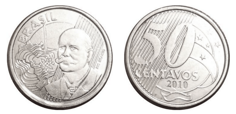 Hình ảnh đồng 50 Centavos Brazil.