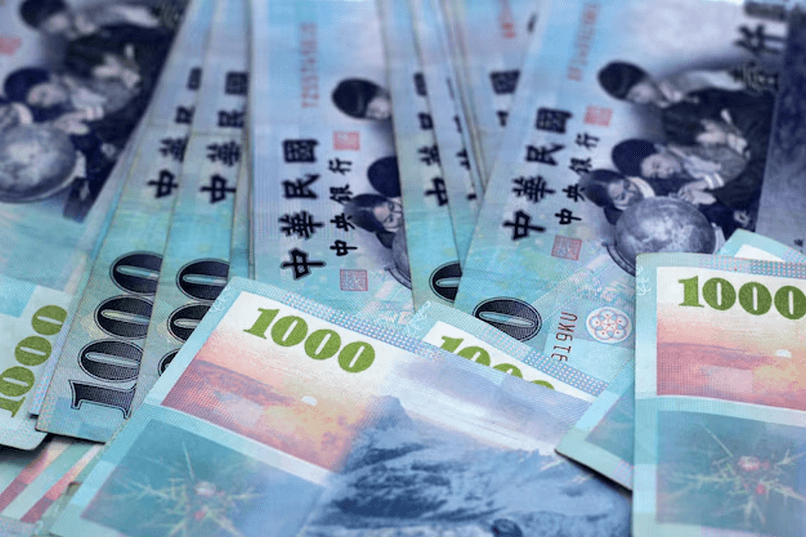 Tờ 1000 Tân Đài Tệ mệnh giá phổ biến nhất trong lưu thông tại Đài Loan.