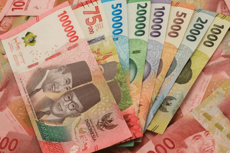 Các mệnh giá tiền giấy Indonesia.
