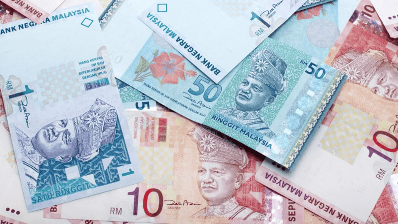 Các mệnh giá tiền giấy Malaysia.