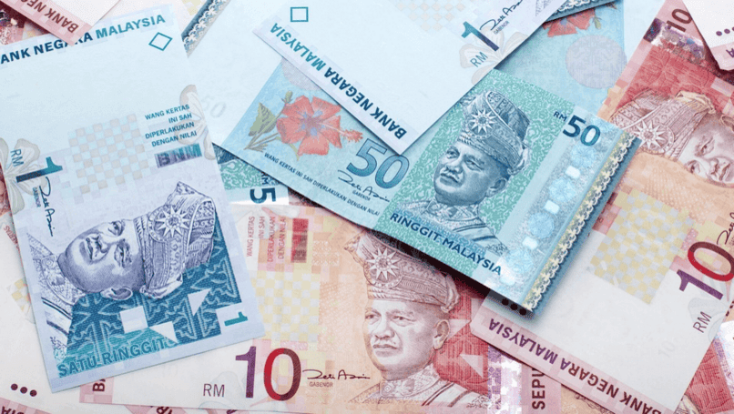 Các mệnh giá tiền giấy Malaysia.