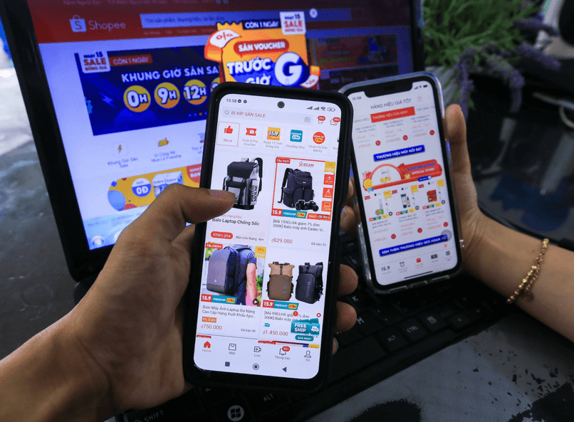 Các sàn thương mại điện tử sẽ phải kê khai và nộp thuế cho hộ kinh doanh bán hàng trên nền sàn.