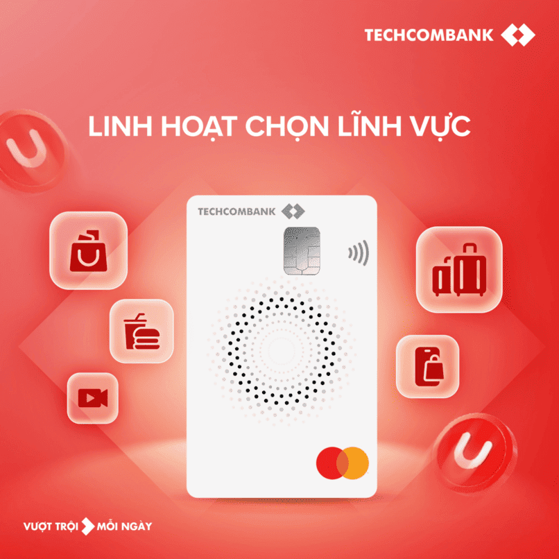Thẻ tín dụng Techcombank Spark.