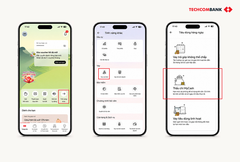 Vay trả góp học phí với Tài khoản thấu chi MyCash.