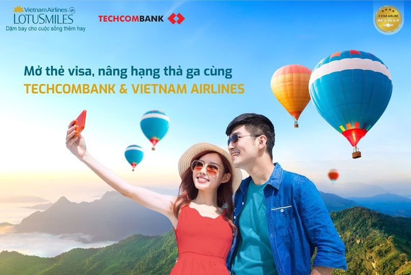 Thẻ tín dụng Vietnam Airlines Techcombank Visa