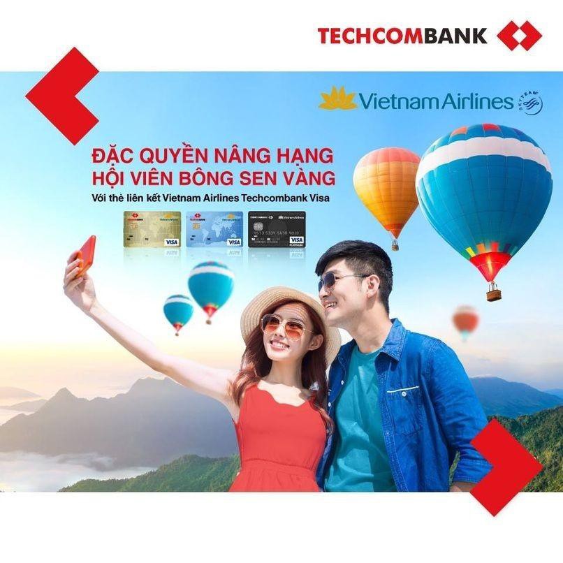 Thẻ tín dụng Vietnam Airlines Techcombank Visa Platinum với nhiều ưu đãi lớn, phù hợp với khách hàng chi tiêu nhiều trong và ngoài nước.