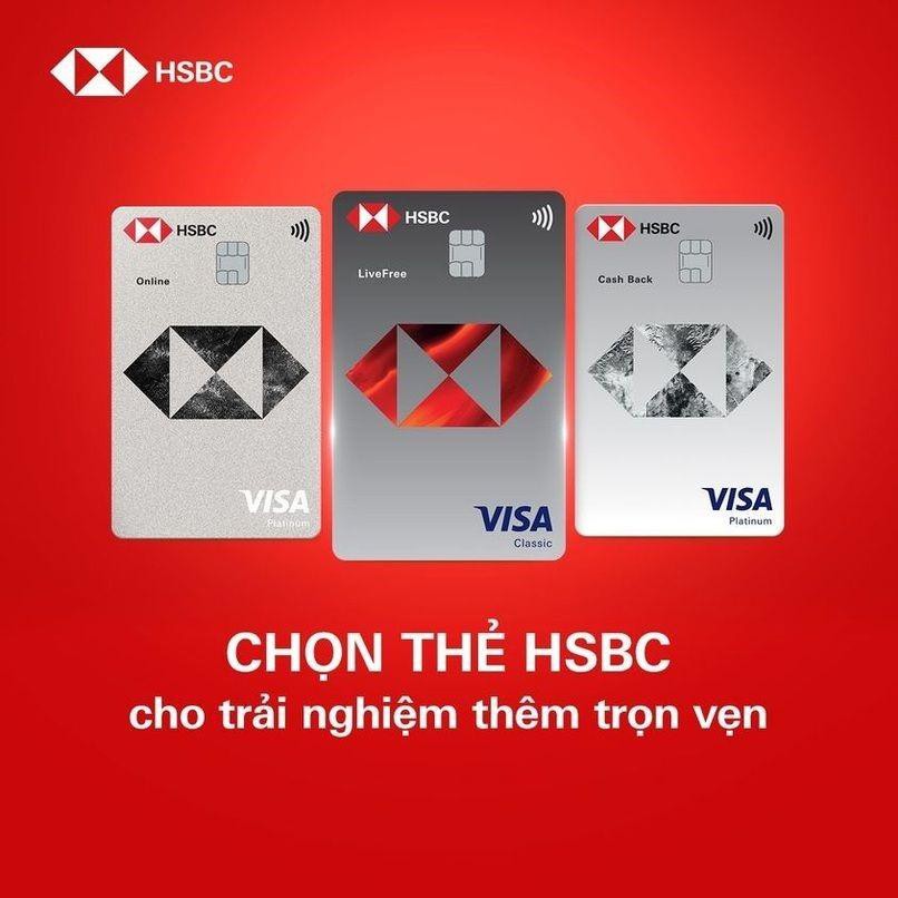 Thẻ tín dụng vàng của HSBC đáp ứng nhu cầu chi tiêu, mua sắm của người dùng.