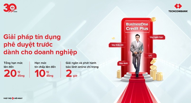 Doanh nghiệp nhỏ chỉ cần cung cấp hồ sơ cơ bản khi tham gia gói vay BusinessOne Credit Plus.