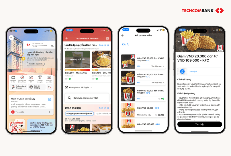 Hướng dẫn đổi điểm U Point lấy voucher KFC.