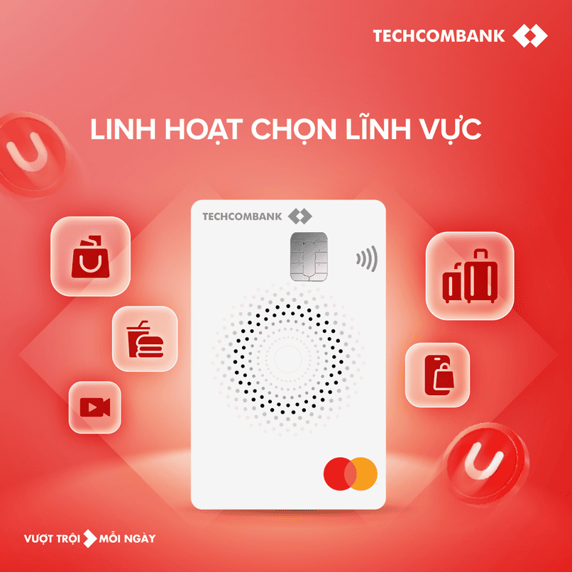 Thẻ tín dụng Techcombank Spark.