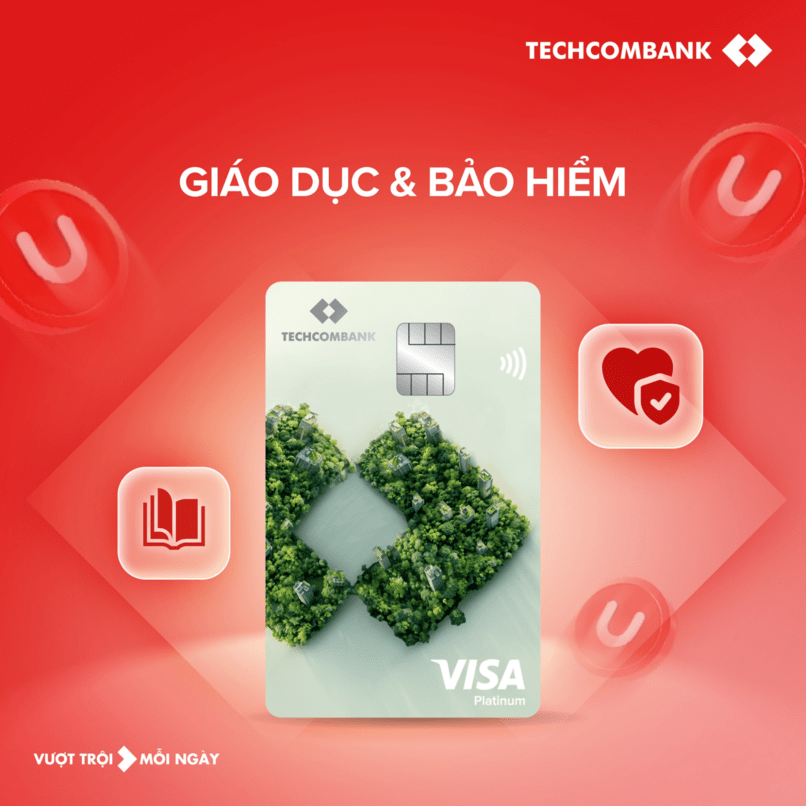 Thẻ tín dụng Techcombank Visa Eco.