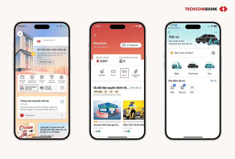 Đặt xe siêu tiết kiệm với điểm U-Point