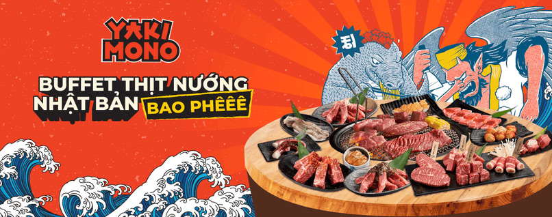Ăn thịt nướng kiểu Nhật thả ga với voucher giảm 200K. 