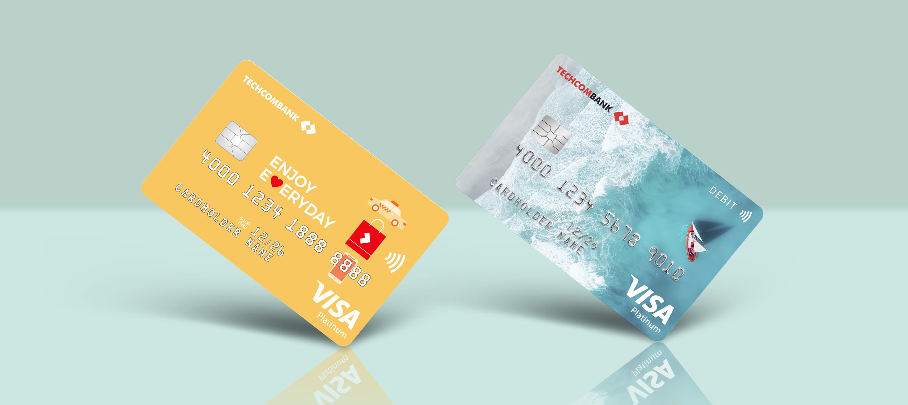 Thẻ tín dụng và thẻ thanh toán Techcombank Visa