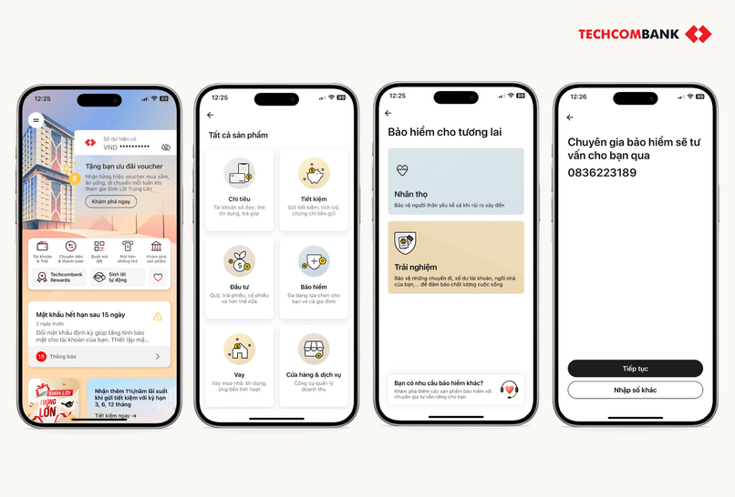 Liên hệ với chuyên gia của Techcombank để được tư vấn miễn phí 1 - 1