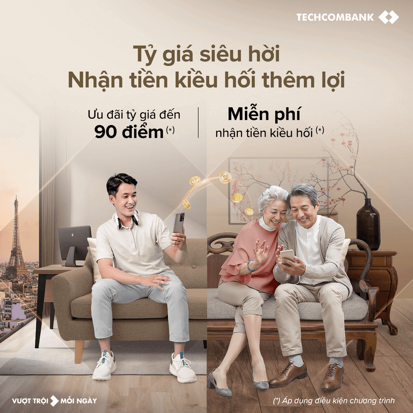 Ưu tiên giao dịch qua ngân hàng để nhận ưu đãi tỷ giá