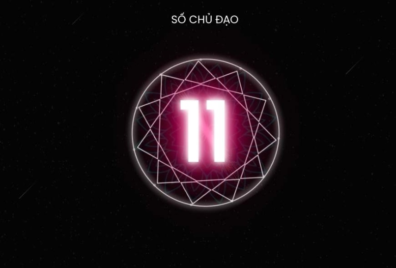 Số chủ đạo 11 là người có trực giác tốt