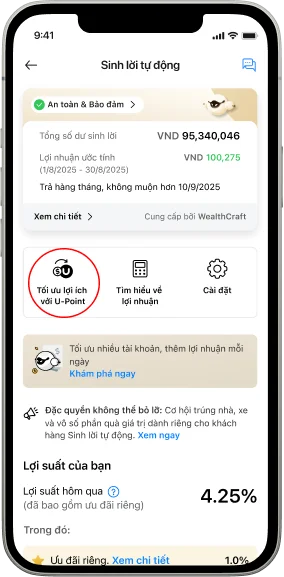 Chọn Tối ưu lợi ích với U-Point