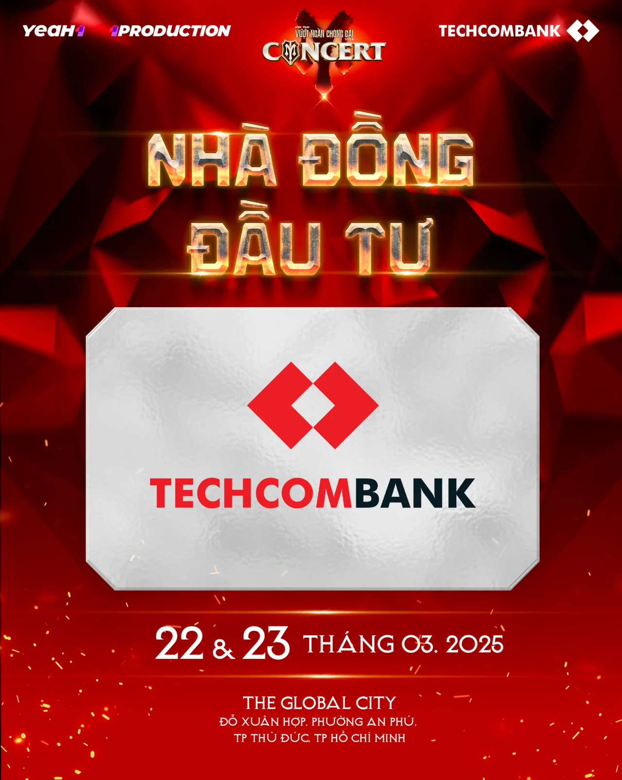 Ảnh 1: Techcombank tiếp tục là nhà đồng đầu tư concert Day 3, 4