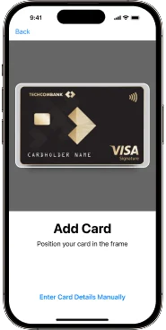 Via Apple Wallet step2