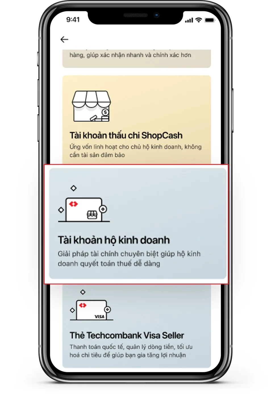 Chọn Cửa hàng & dịch vụ