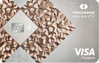 Thẻ ghi nợ Techcombank Priority Visa Signature