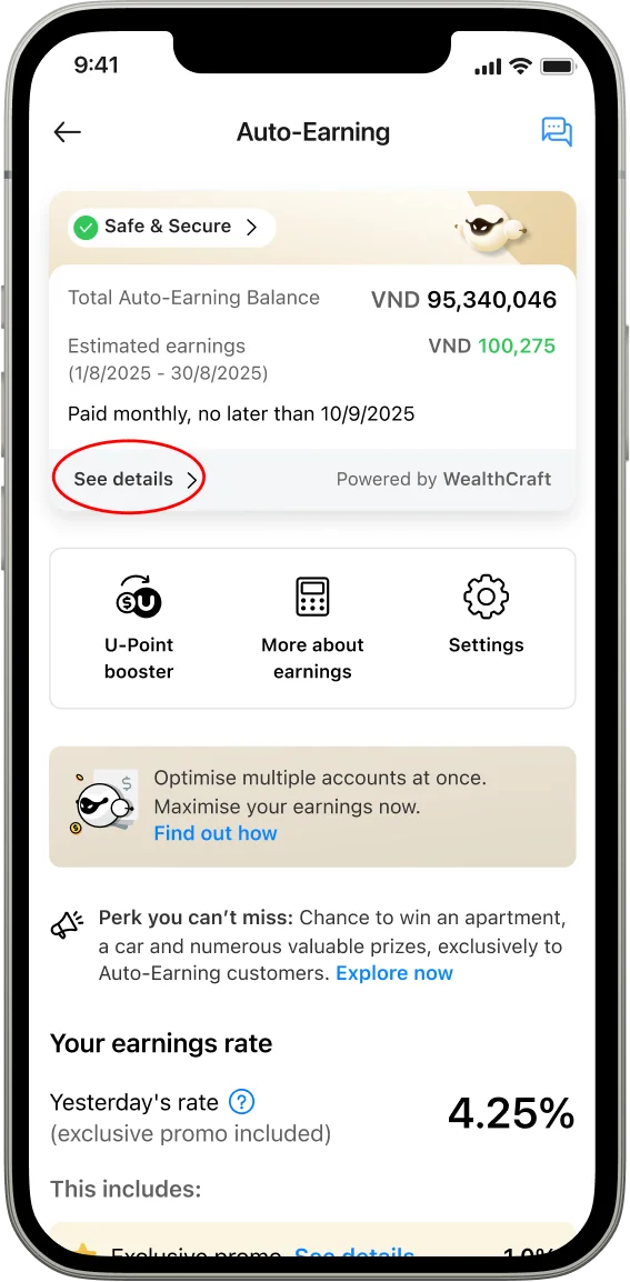 Select See details