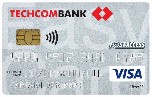 Thẻ ghi nợ Techcombank Visa Classic