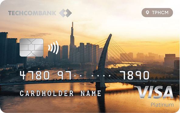 Thẻ ghi nợ Visa Platinum Thành phố Hồ Chí Minh