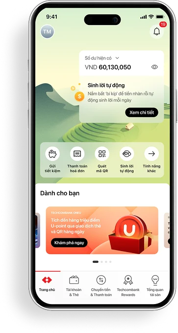 ứng dụng Techcombank Mobile