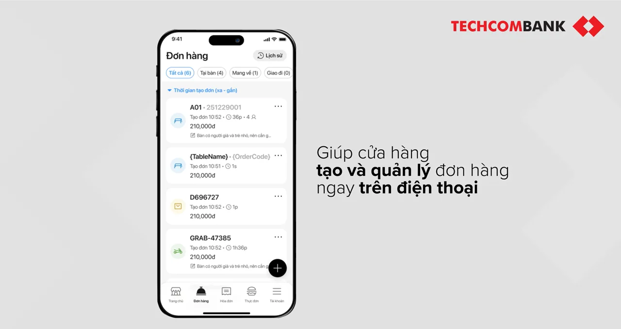 Tính năng bán hàng T-Shop