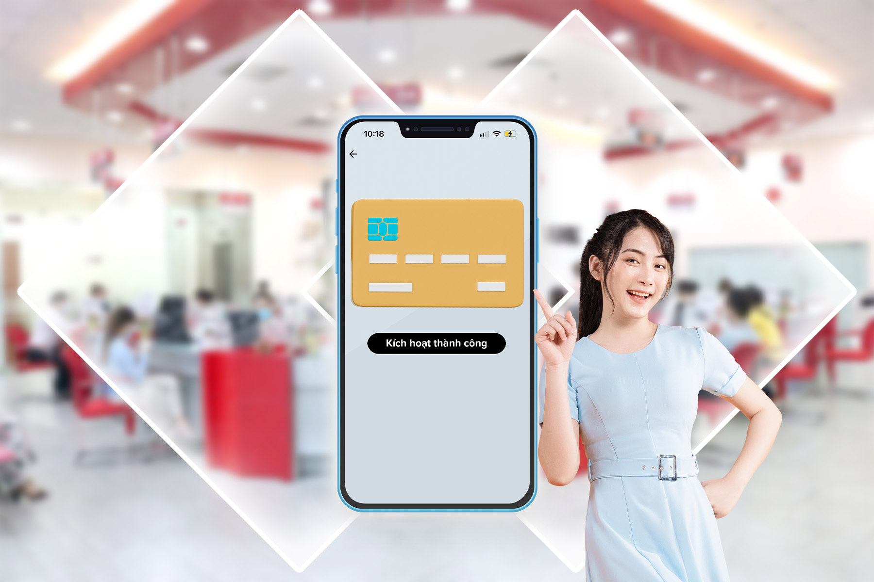 kích hoạt thẻ tín dụng Techcombank