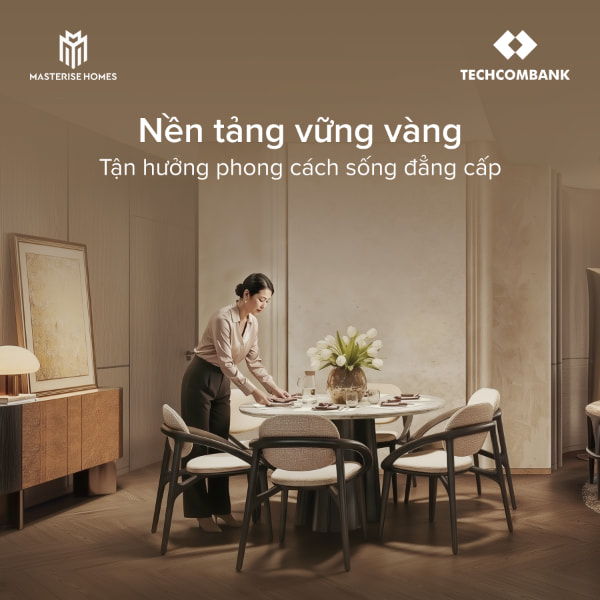 Techcombank kết hợp cùng Masterise Homes trân trọng mang đến chương trình đặc quyền tinh hoa cho khách hàng hệ sinh thái